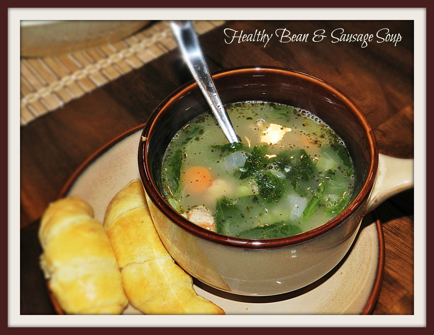 Healthy Bean & Sausage Soup 