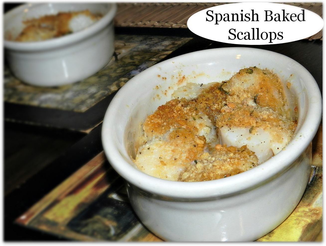 Baked Spanish Scallops